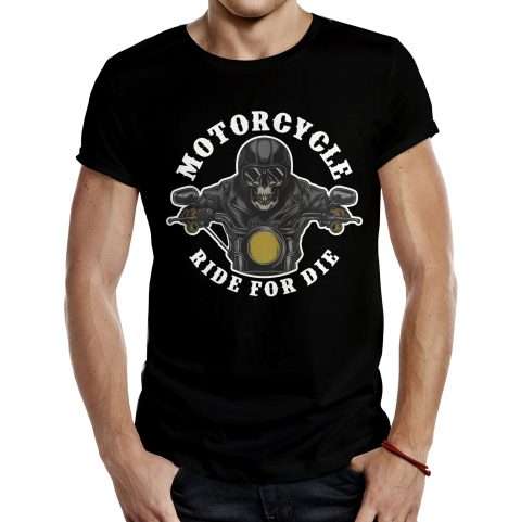 Camiseta motero motorcycles ride for die