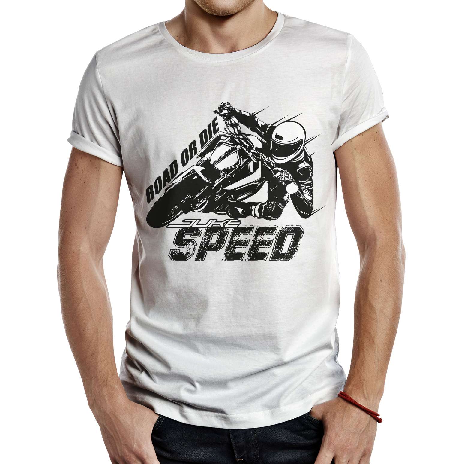 camiseta speed duke blanca