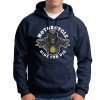 sudadera capucha azul marino ride for die hombre