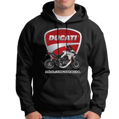 Sudadera Capucha Motera ducati multistrada bl
