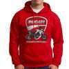 sudadera capucha roja