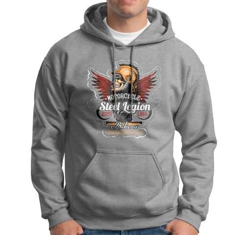 Sudadera Capucha Motera legionarios del asfalto