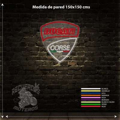 Neon Logo Ducati Corse