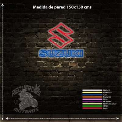 Neon Logo Suzuki